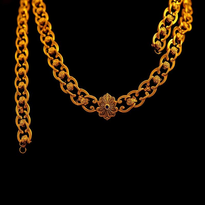 Lara Chain Gold Lara Chains — Plain & Fancy 22KT | Saranya Jewellery