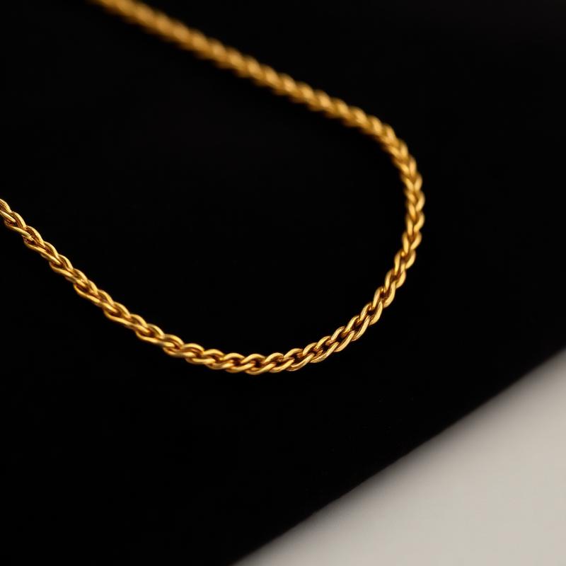 Minimal Rope Chain Gold Rope Chains — Classic & Double | Saranya Jewellery